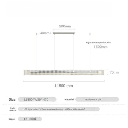 Modesta Glass Pendant Light
