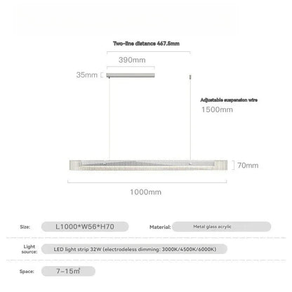Modesta Glass Pendant Light
