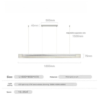 Modesta Glass Pendant Light