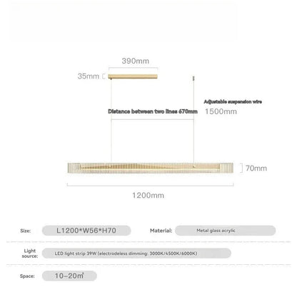 Modesta Glass Pendant Light